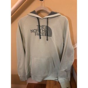 🦄XL North Face Seafoam Green Hoodie